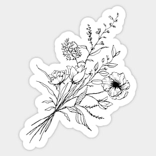 Flower Sticker